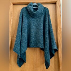 World Market Wool Blend Poncho